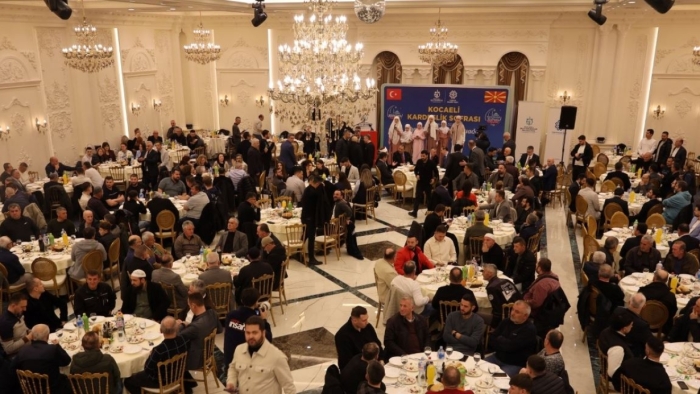Başkan Büyükakın, iftarda Kuzey Makedonya’daydı